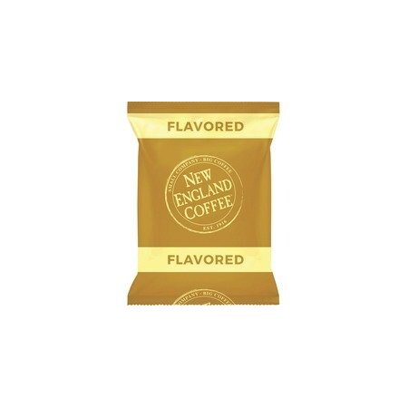 New England Coffee French Vanilla Coffee, Light/Medium, 2.5 oz Per Pack, French Vanilla, 24PK 26500