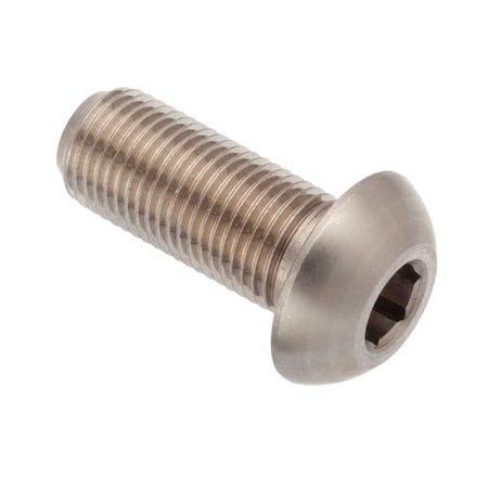 Zoro Select 5/16"-32 Socket Head Cap Screw, Button, Plain 18-8 Stainless Steel, 3/4 in Length ZBC521UNEF