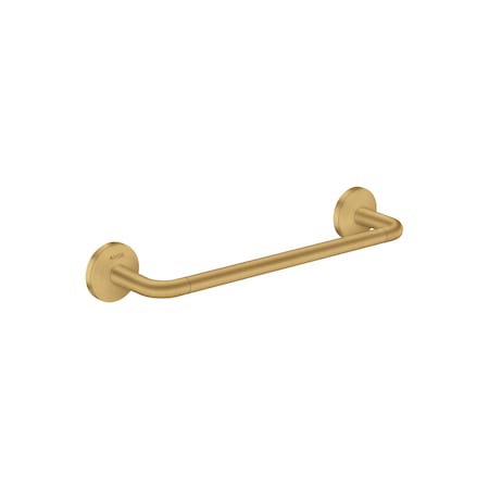 Axor Universal Circular Towel Bar, 12" in Brushed Gold Optic 42813250