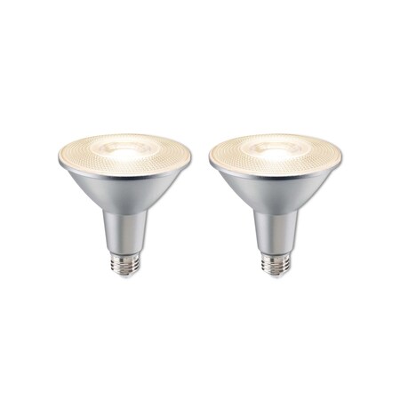 Bulbrite 120-Watt Equivalent Dimmable Flood PAR38 Medium E26 LED Light Bulb, 2700K, 2PK 861792