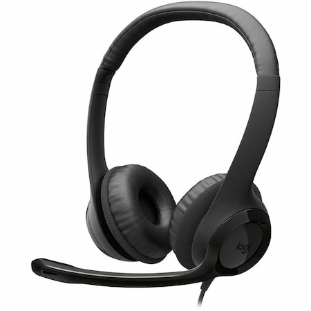 Logitech H390 USB-C COMPUTER HEADSET (MIDNIGHT BLACK) 981-001575