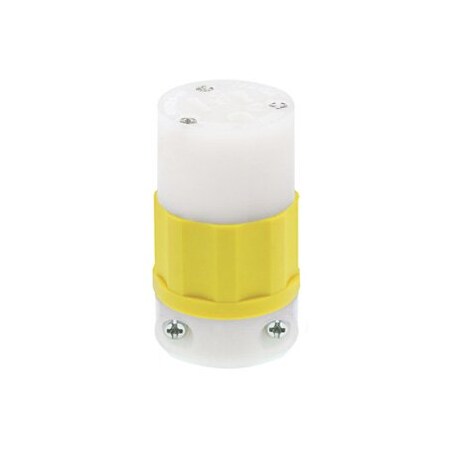 Leviton Industrial Grade Connector 15 Amp, 125 Volt 5269-CY