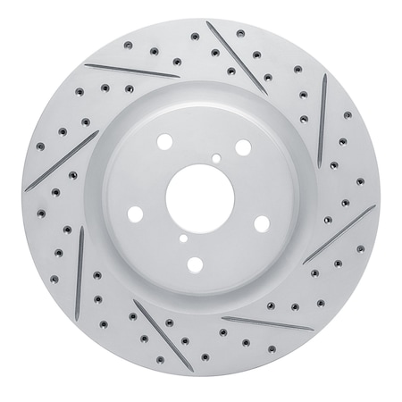 Dynamic Friction Co DFC Geoperformance Rotor - Drilled and Slotted 830-13049R
