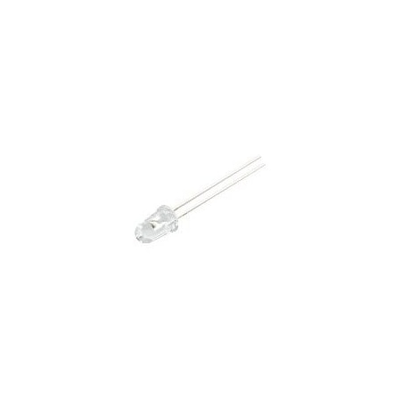 American Opto 5mm LED Lamp, Color: Red, Wavelength or CIE: 635, Intensity: 30, Angle: 45 L513ED