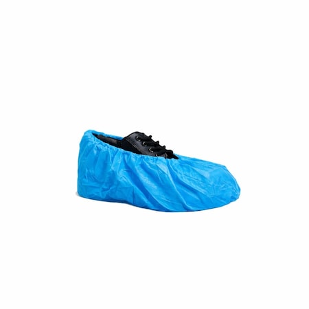 Keystone Safety Disposable Shoe Covers, Polypropylene, Blue, Slip Resistant Sole: Yes , XL SC-SS-XL-BLUE
