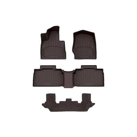 Weathertech Cocoa, Front and Rear and Rear FloorLiner HP 471716-1-2-4715754IM