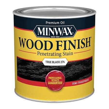 Minwax Wood Stain, 0.5 pt, True Black 227644444