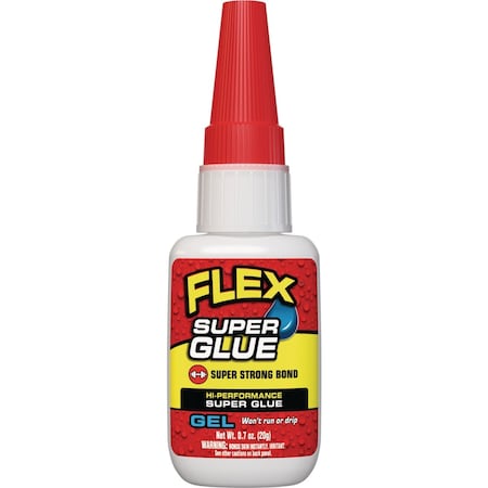 Flex Seal Flex 0.7 Oz. Gel Super Glue SGGELB20