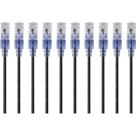 Monoprice Voice and Data Patch Cord, 10 ft L, PK10 15165