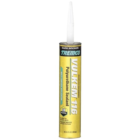 Tremco 10.1 Oz. 356718 Dark Bronze Vulkem 116 General Purpose Textured Polyurethane Sealant 356687