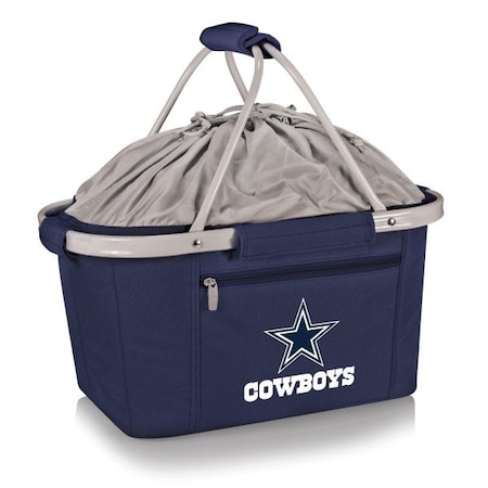 Picnic Time Family Of Brands NFL Dallas Cowboys - Metro Basket Collapsible Cooler Tote 645-00-138-094-2