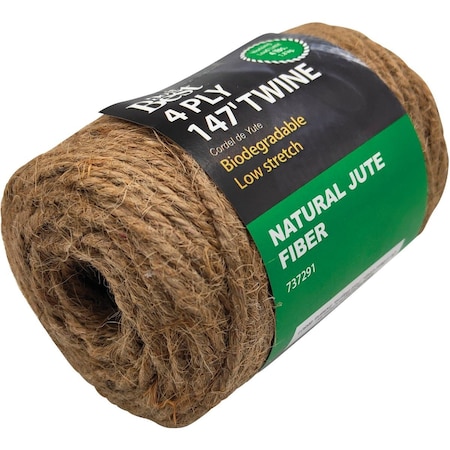 Do It Best 4-Ply x 147 Ft. Brown Jute Biodegradable Twine 737291