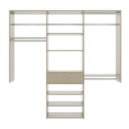 Easy Track 6-foot Perfect Fit Reach-In Closet Kit, Weathered Grey PH57-CG