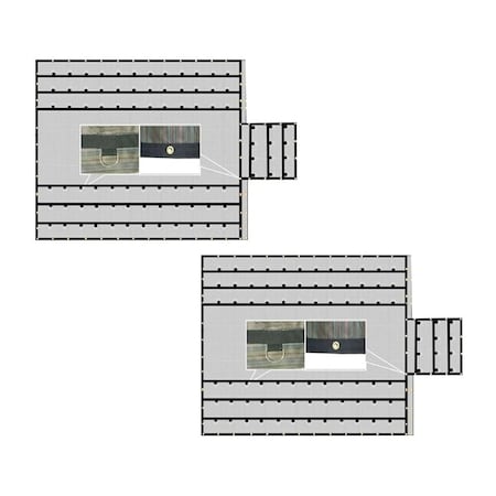 Mytee Products PVC Coated Bee Net / Bee Hauling Mesh Tarp 24ft x 27ft with 8ft Drop, 2PK BT8FTx2