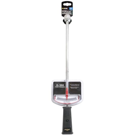 Cromo 0.5 in. Drive Round Beam Torque Wrench - 0-150 ft.-lbs CR3305129