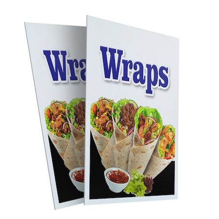 Signmission Wraps, Plastic Signs Only 24 Inch x 36 Inch, Corrugated Plastic, 2PK CSB-2436-2PACK-Wraps
