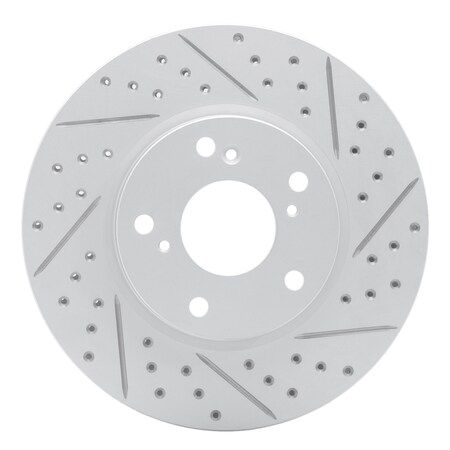 Dynamic Friction Co DFC Geoperformance Rotor - Drilled and Slotted 830-59061R