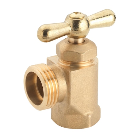 B & K Homewerks 1/2 in. FIP pc X 3/4 in. MHT Brass Washing Machine Valve VWMTOPB3
