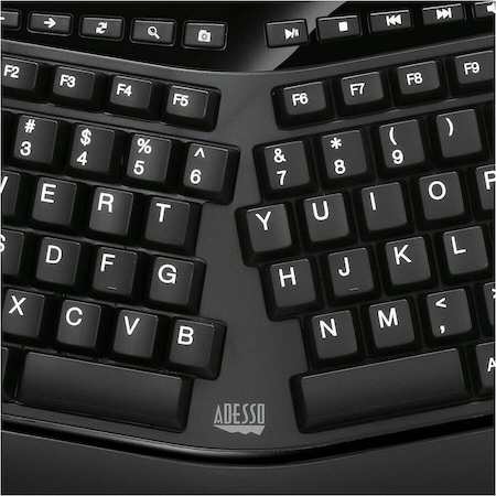 Adesso TRU-FORM ERGO USB TOUCHPAD KEYBOARD AKB-450UB