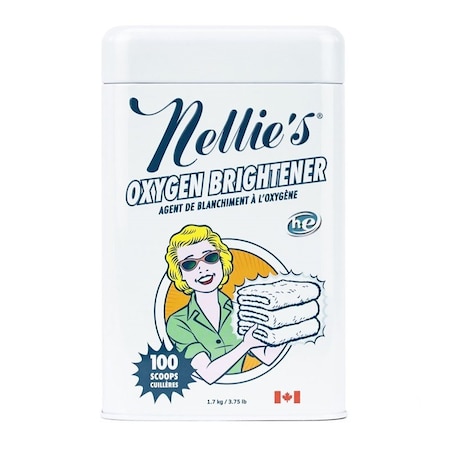 Nellies Oxygen Brightener, 1.7 kg Tin, Granular Powder NOX-100T