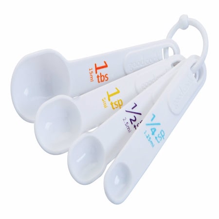 Good Cook Plastic White Measuring Spoon 19865