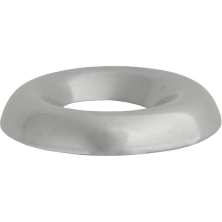 Auveco #10 Countersunk Finishing Washer Nickel On Brass, 1000PK 7618