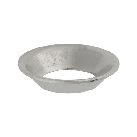 Auveco #8 Flush Brass Finishing Washer Nickel, 144PK 7138