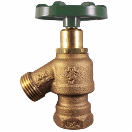 Tool Time 965LF 0.5 x 0.75 in. Nested Female Pipe Thread- Combination Garden Valve - Red brass TO3243160