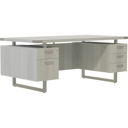 Mirella Office Desk, 36 in D X 29 1/2 in H, 72 in W X MRDBF7236WAH