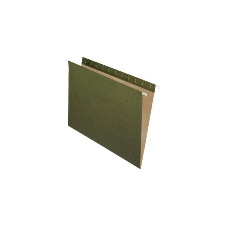 Pendaflex FOLDER, HANG, NO, TAB, LTR, GN, 25PK 81600
