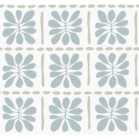 York Wallcoverings Mimosa Fleur Mineral Wallpaper ZM2806