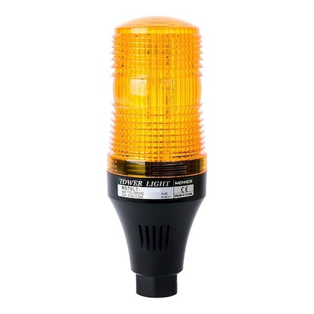 Zoro Select Warning Light, Amber, LED, 110 - 220V AC 913VP0