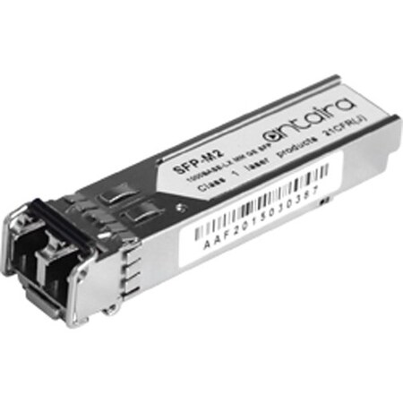 Antaira 1 Gigabit SFP Transceiver, Multi-Mode 2km / LC / 1310nm, -40-85C, with TAA Co SFP-M2-T-TAA