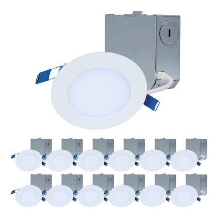 Halo Soft White 4 in. W LED Canless Recessed Downlight 10 W HLBE4069301EM12