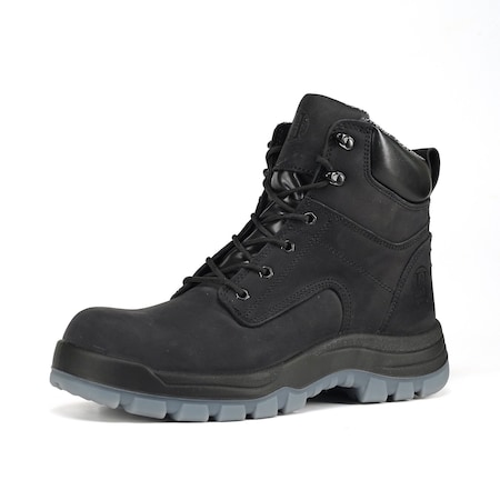 Handpoint Mens 6 in Composite Toe Work Boots-EH Safety Boots, KEVLAR Puncture Resistant Midsole, Black, 10 81N01BK-EE-10