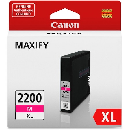 Canon High-Yield Ink PGI-2200XL, 1,295 Page-Yield, Magenta 9269B001