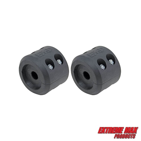 Extreme Max 5600.3192.2 2-Piece Quick-Install Hook Stopper & Line Saver ATV / UTV Winches - 2-Pack 5600.3192.2