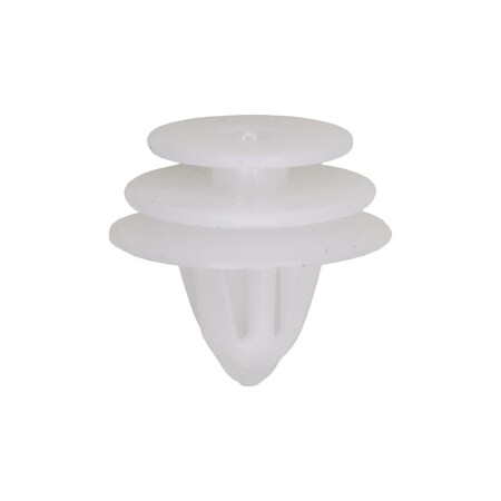 Auveco Subaru Retainer, White Nylon, 13mm Top Head, 16mm Middle Head, 25PK 22048