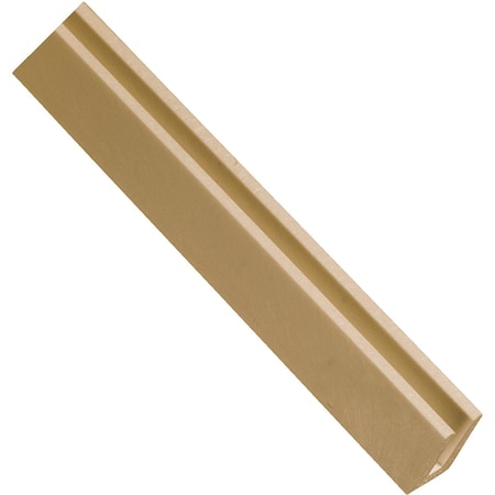 Deckorators 1-3/16 In Wx95-1/2 In Lx3/4 In D Cedar Vinyl Lattice U-Cap 70705