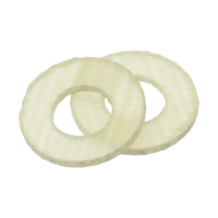 Zoro Select Flat Washer, For Screw Size M4 , Fiberglass Not Applicable Finish, 25 PK Z8365
