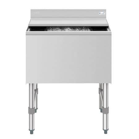 Koolmore 24 in. Commercial Underbar Ice Bin with Siding Lid in Stainless Steel KM-UIB-1824 KM-UIB-1824