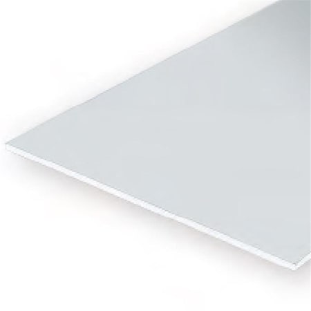 Evergreen 19005 0.005 in. Thick 12 x 24 in. Clear Oriented Polystyrene Sheet, Clear EVG19005