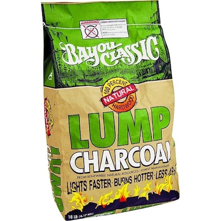 Bayou Classic Bayou Classic 500-418 Lump Charcoal, 18 lb, Bag 500-418