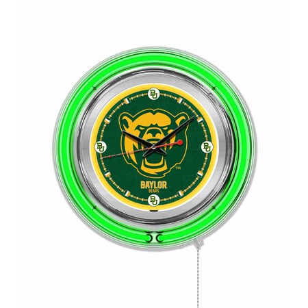 Holland Bar Stool Co Baylor University Double Neon 15" Clock Clk15Baylor