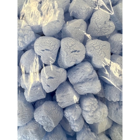 Bubblefast FunPak Blue Hearts Packing Peanuts Mini Pack Plant Based Biodegradable Compostable 0.6 cu ft Bag Mini-Blue Hearts