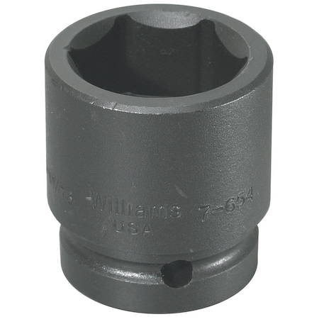 Williams 1" Drive Impact Socket Black Industrial, 1" D, 6-Point, 2-1/8 JHW7-668