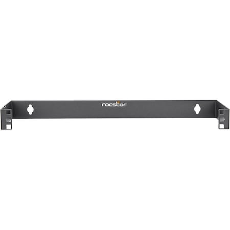 Rocstor 1U 19in Hinged Wall Mounting Bracket for Patch Panels Y10E034-B1