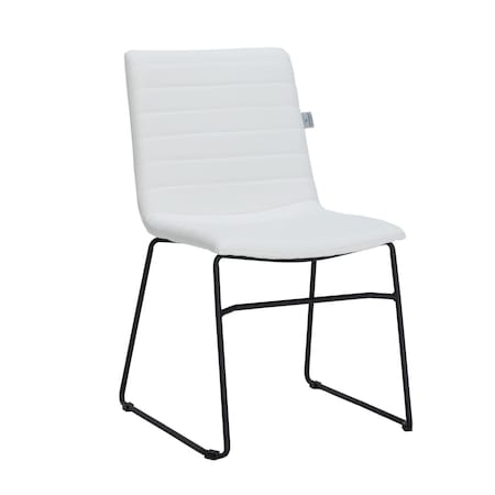 Leisuremod Zylar PU Leather Executive Visitor Chair, Office and Conference Chair ZO18WL