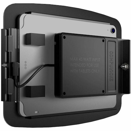 Compulocks iPad Air 10.9IN 4-5th Gen Space Enclosure Wall Mount Plus Hub Black 201M109IPDSBH01