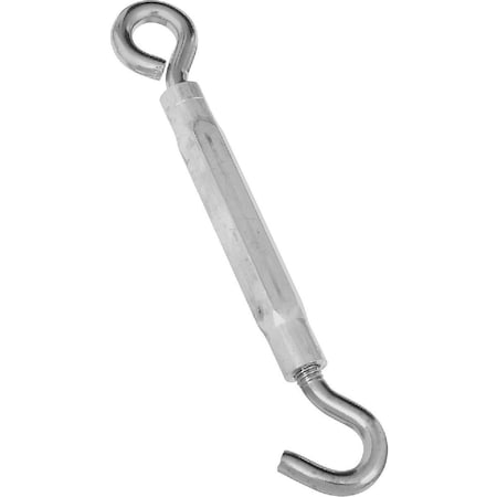 National Hardware 3/8'' x 10-1/2'' Stainless Steel Hook & Eye Turnbuckle N221-978